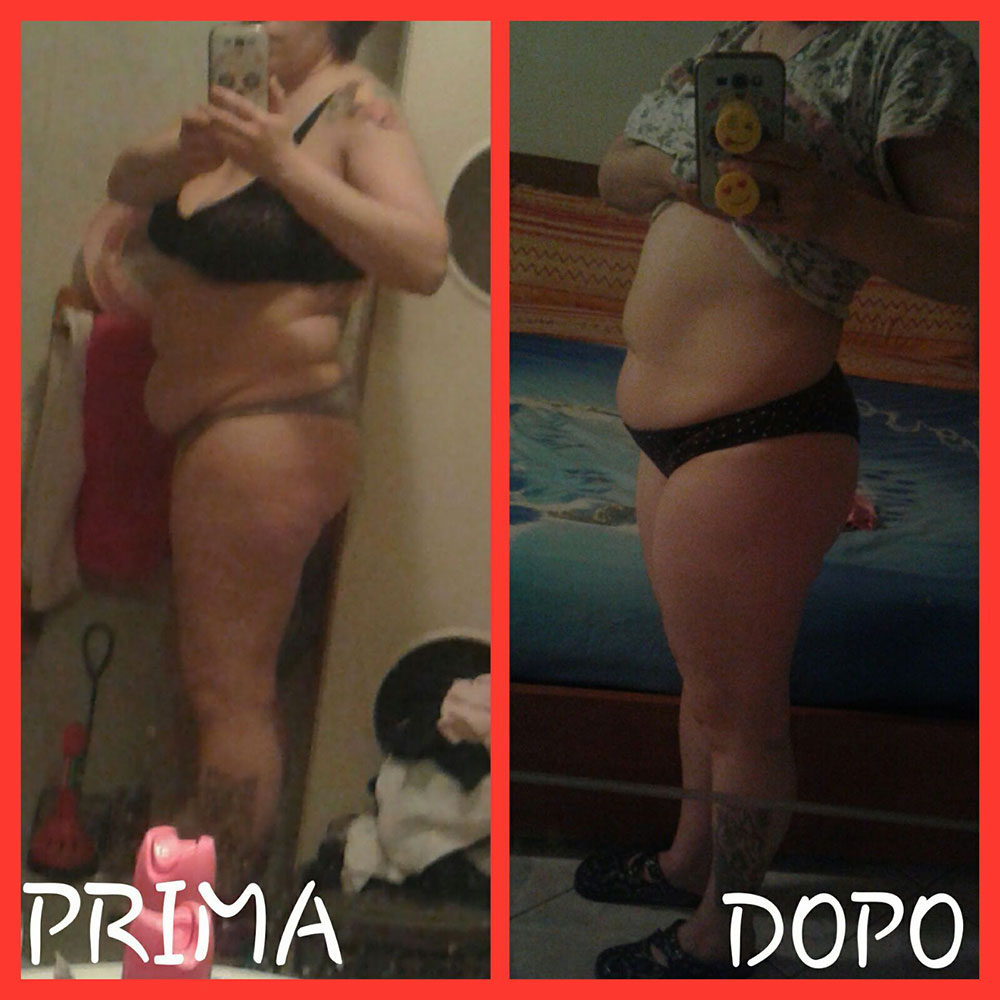 Risultato prima e dopo di Gioia